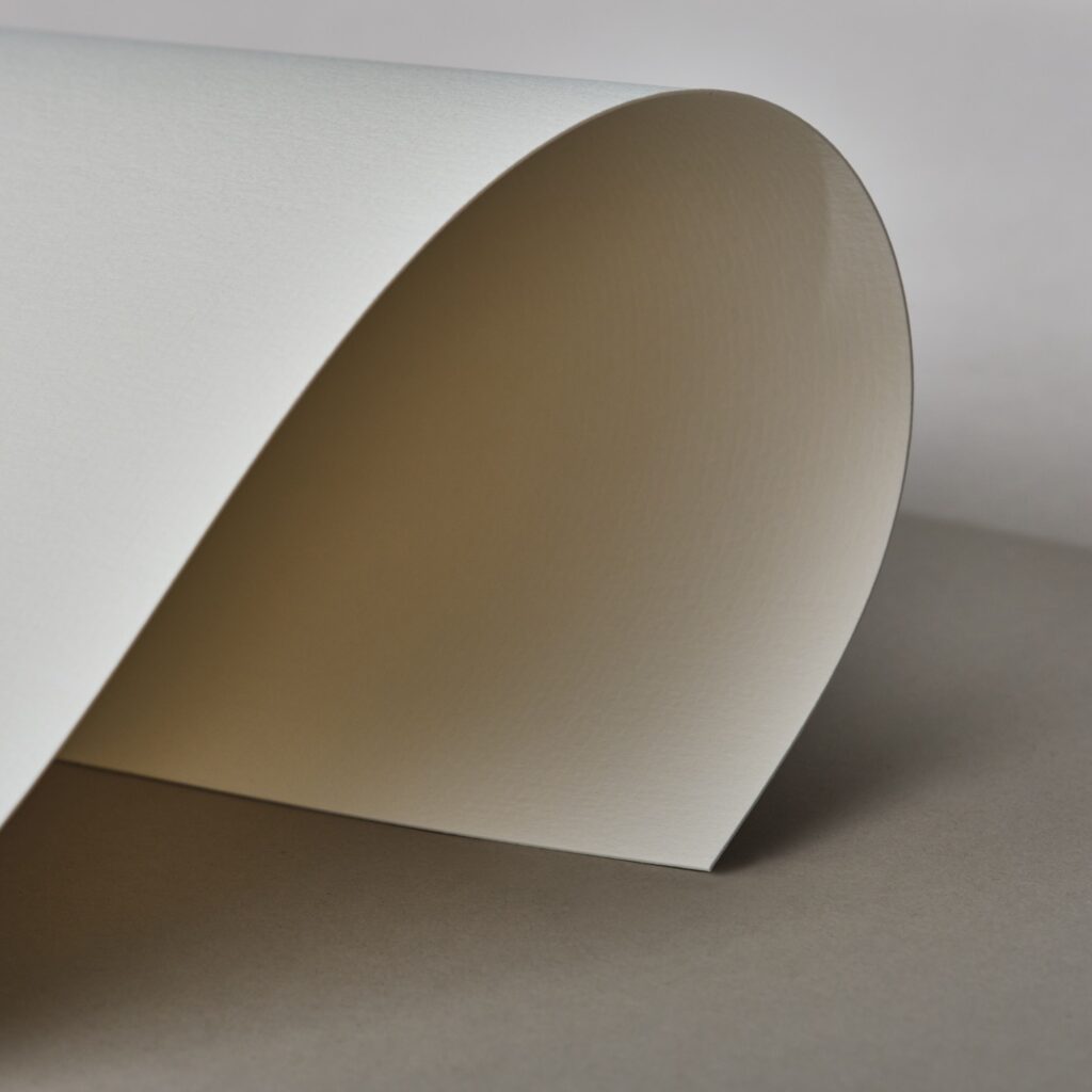 Close up of the Laid paper stock 