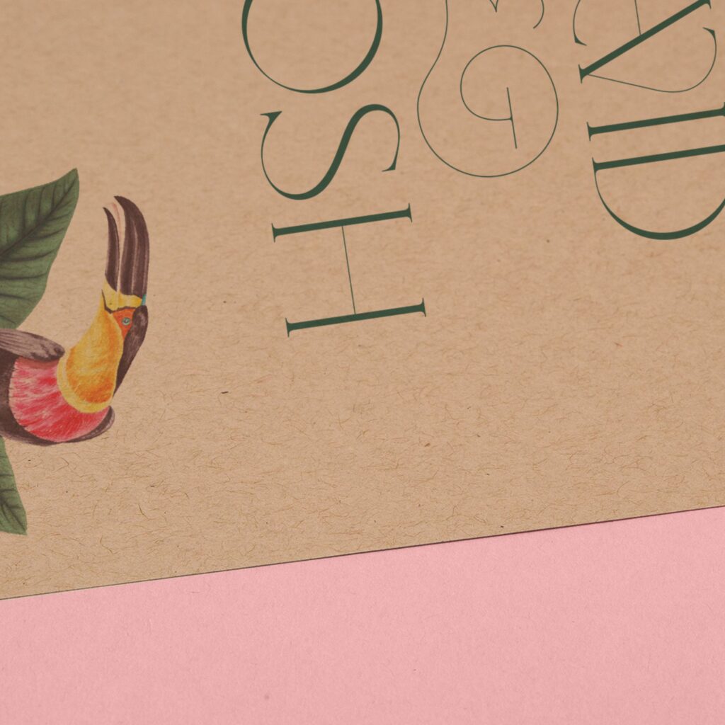Showcasing the Lux paper stock