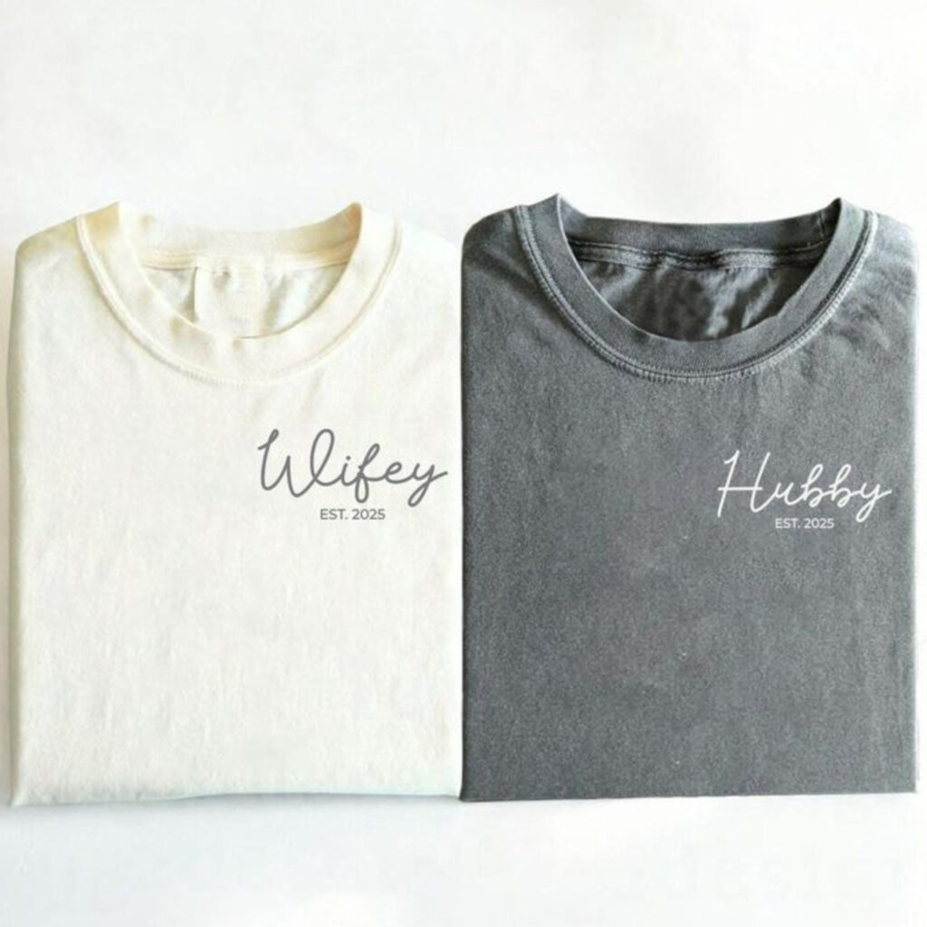 matching wifey and hubby t-shirts