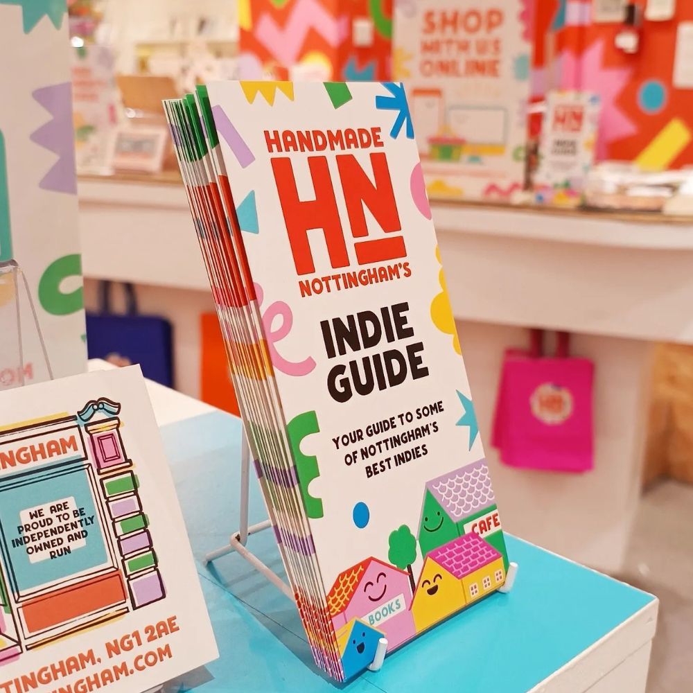Batch of Bright Folded Leaflets