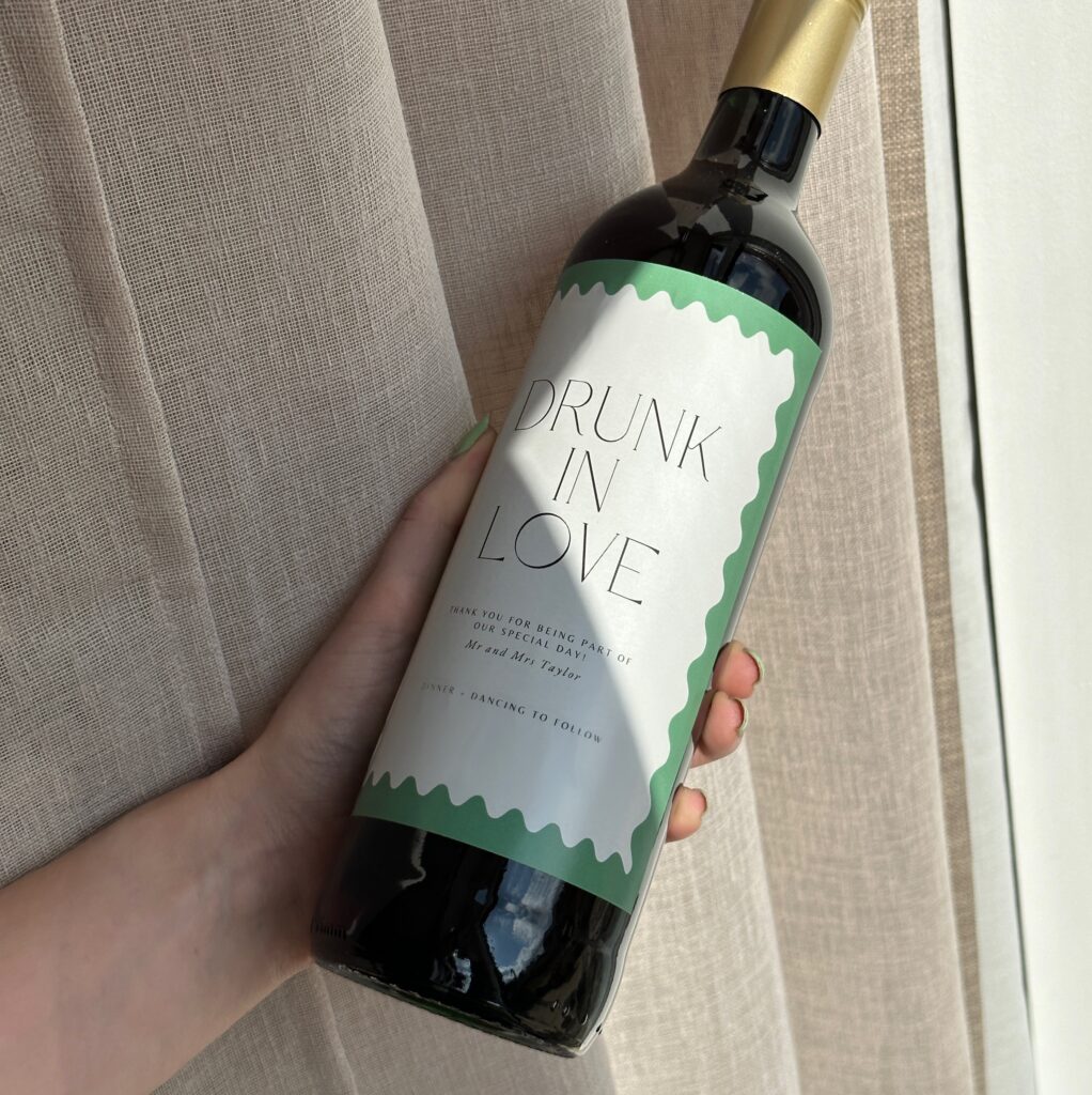 diy bottle labels