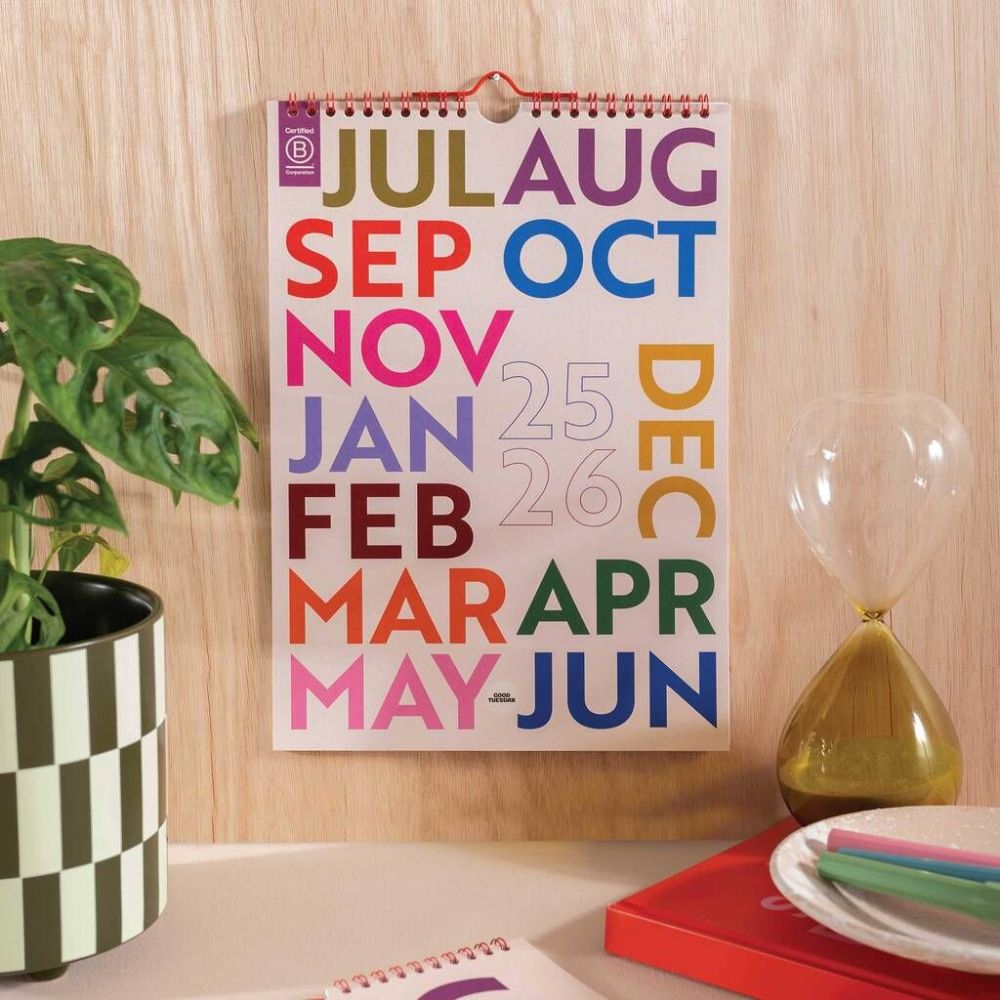 Good Tuesday 25/26 Hanging Wall Calendar